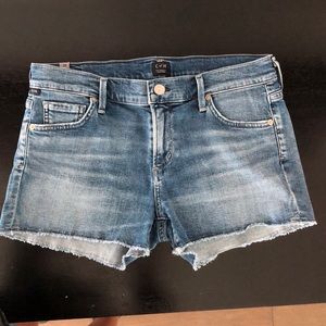 Citizens of humanity denim cutoffs